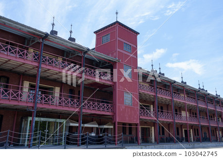 橫濱紅磚倉庫和港未來的風景港未來和Landmark Tower商業設施 橫濱紅磚倉庫和港未來的風景港未來和Landmark Tower商業設施 103042745