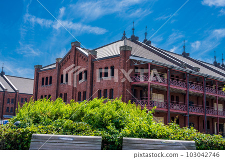 橫濱紅磚倉庫和港未來的風景港未來和Landmark Tower商業設施 103042746