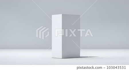 Empty white table for product with white wall background. Empty white table for product with white wall background. 103043531