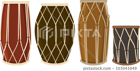 Collection accessory for celebration holiday Holi 103043849