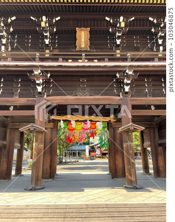 The gate of the shrine The gate of the shrine 103046875