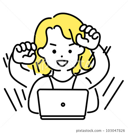 Illustration series of cute people _ androgynous people _ progress 103047826