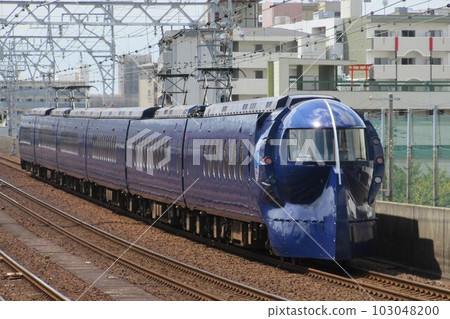 南海50000系列關西機場特快Rapit經過南海鐵道今宮惠比壽站附近 103048200