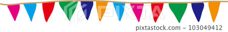 Colorful flag illustration. 103049412