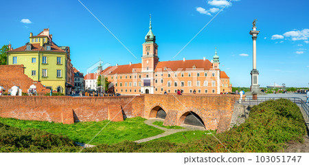 Old part of the city in Warsaw 103051747