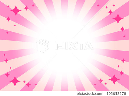 粉紅色集中線中心散佈著閃光的背景圖像材料 粉紅色集中線中心散佈著閃光的背景圖像材料 103052276