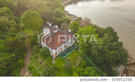 Island House is a historical building located in Yuen Chau Tsai, May 21 2023 103052358