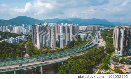 May 21 2023 New Territories Circular Road. Tai Po section May 21 2023 New Territories Circular Road. Tai Po section 103052395