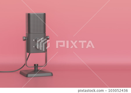 Modern studio microphone 103052436