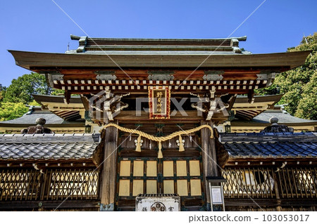 晴天的豐田市能美神社 103053017