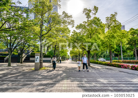 Urban scenery of Kawasaki City, Mukaigawara Station 103053025
