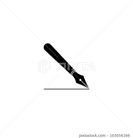 Fontain pen icon Fontain pen icon 103056166