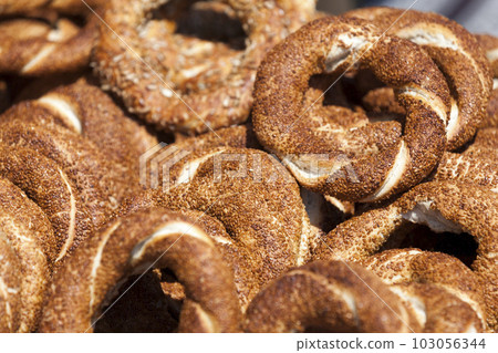 Stack of Simits for sale 103056344