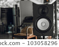 Sound system for a recording studio. Professional hi-fi speaker system. Audio equipment for home theater. The concept of electronic music 103058296