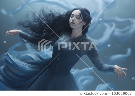 Beautiful magical fantasy woman. Neural network AI generated art Beautiful magical fantasy woman. Neural network AI generated art 103059062