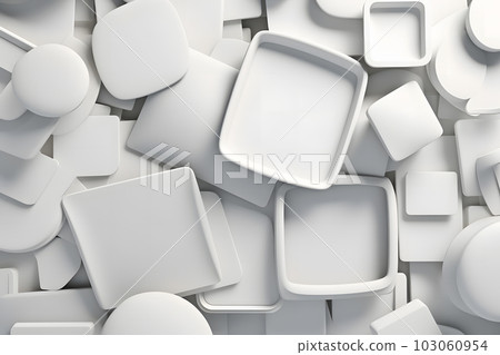 White Abstract Architecture Background. Neural network AI generated art White Abstract Architecture Background. Neural network AI generated art 103060954