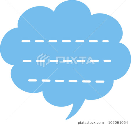 speech bubble balloon keyword icon sticker planner text box banner, flat png transparent element design 103061064