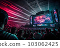 cyber sport event. Neural network AI generated art 103062425