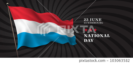 Luxembourg national day vector banner, greeting card. Luxembourg national day vector banner, greeting card. 103063582