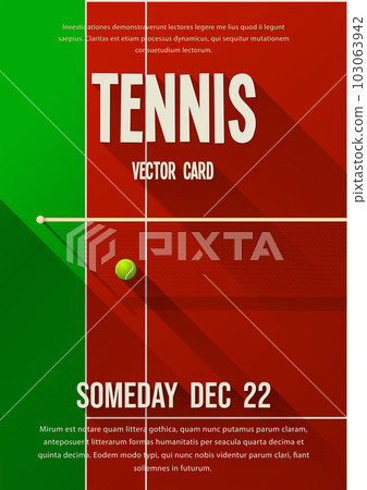 Tennis vector template Tennis vector template 103063942