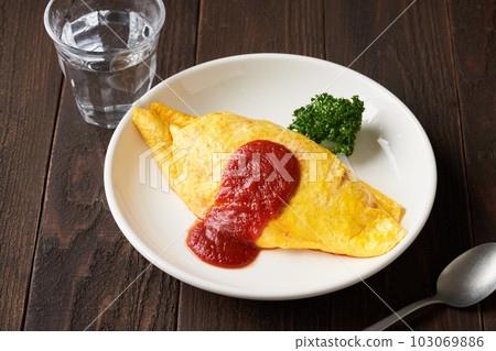 Omelette rice  103069886
