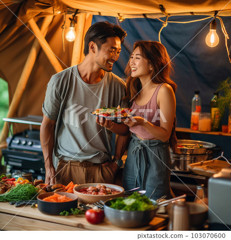 享受野營的好夫婦 103070600