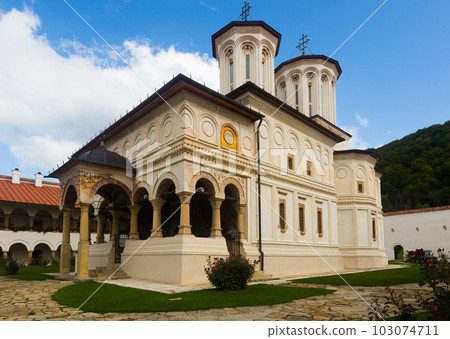 Monastery Horezu is architectural landmark 103074711