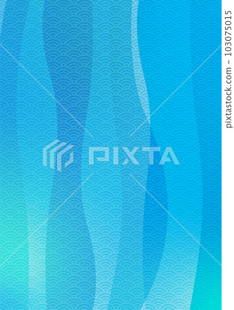 Seigaiha pattern blue background illustration Seigaiha pattern blue background illustration 103075015