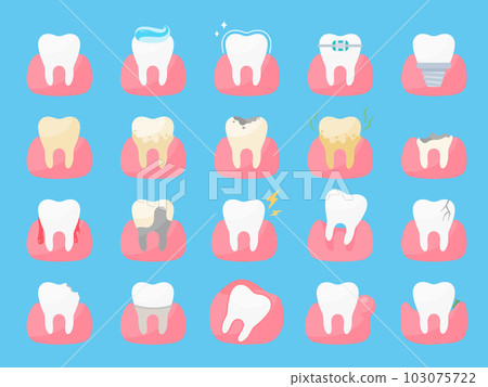 dental health care Solve the problem of tooth decay and swollen gums in the mouth. 103075722