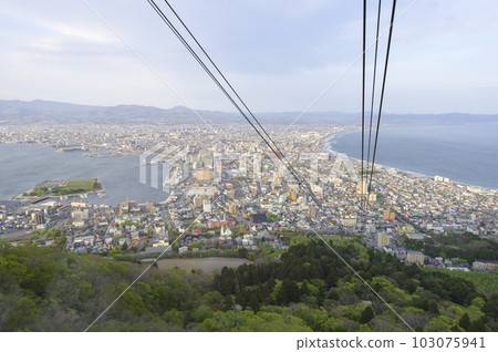 Ride the Mt. Hakodate Ropeway View from the gondola 103075941
