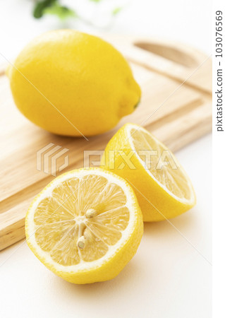 Lemon white background Lemon white background 103076569