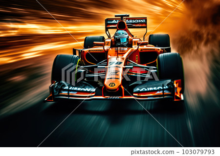 Speeding Thrills: Racing Cars in High-Speed Action on the Track. created with Generative AI Speeding Thrills: Racing Cars in High-Speed Action on the Track. created with Generative AI 103079793