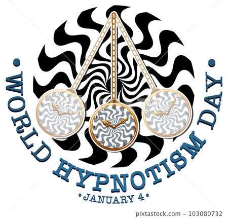 World hypnotism day January icon World hypnotism day January icon 103080732