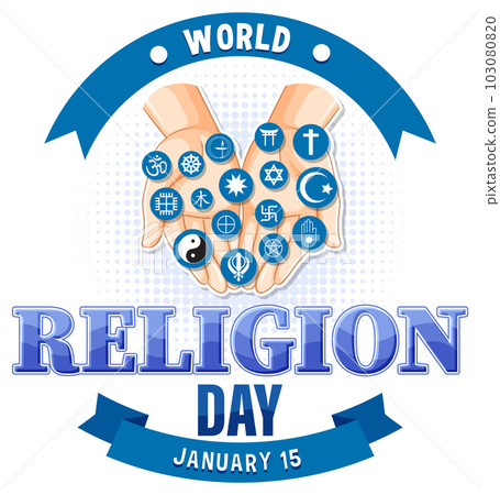 World Religion Day Banner Design World Religion Day Banner Design 103080820