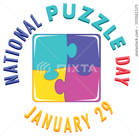 National Puzzle Day Banner 103081325