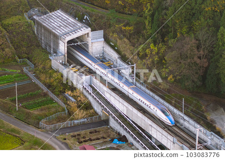 [E7 Series] Joetsu Shinkansen Iiyama - Joetsu Myoko [Iiyama Tunnel] 103083776