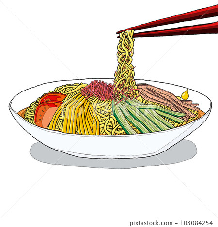 食物樣本 01 冷凍中國麵條 03 橋上 103084254