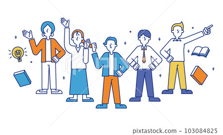 Men and women working in patent IP occupations Men and women working in patent IP occupations 103084825