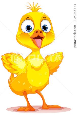 Isolated baby chicken cartoon Isolated baby chicken cartoon 103085475