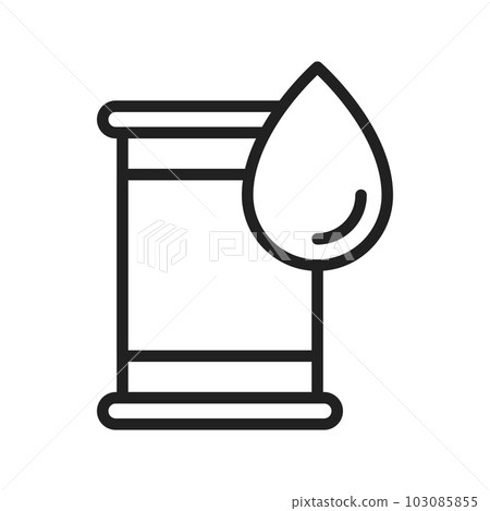 Dippel Oil icon vector image. 103085855