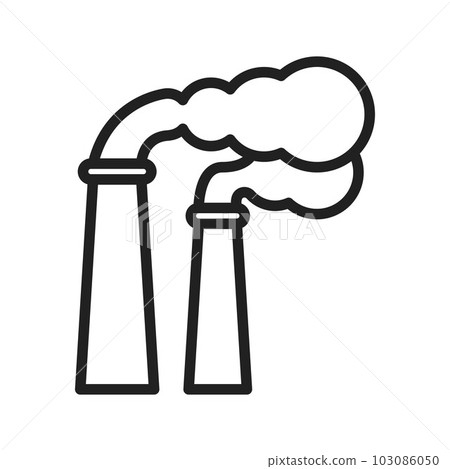 Chimney icon vector image. Chimney icon vector image. 103086050