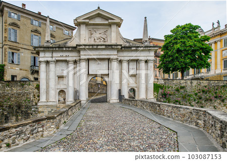 Entrance to the Citta Alta Bergamo 103087153