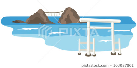 Itoshima Sakurai Futamigaura Married Couple Rocks Fukuoka Prefecture Tourist Attractions 103087801