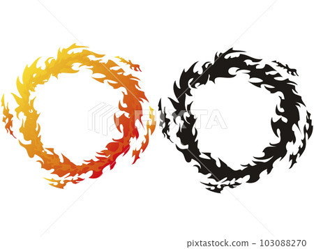 A ring of flames A ring of flames 103088270