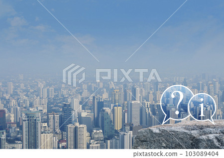 Technology customer service and support online concept 103089404