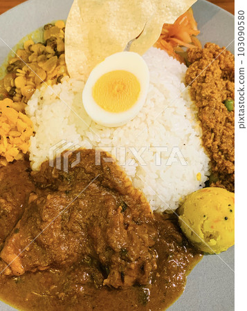 Three kinds of spice curry Three kinds of spice curry 103090580