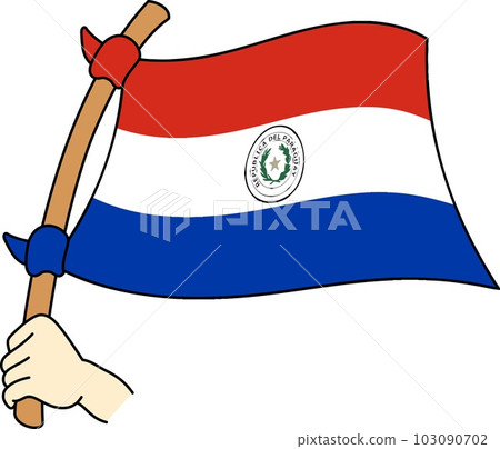 飄揚的世界各國國旗☆巴拉圭☆ 飄揚的世界各國國旗☆巴拉圭☆ 103090702