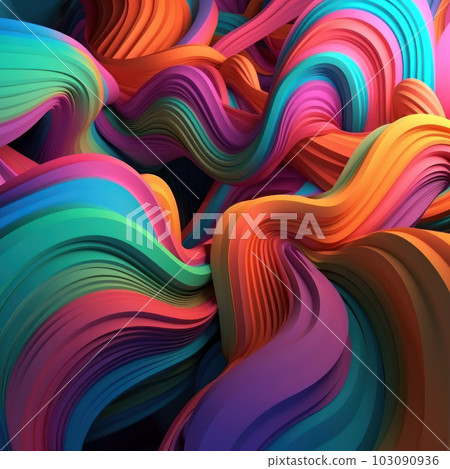 Abstract futuristic colorful 3d background Abstract futuristic colorful 3d background 103090936