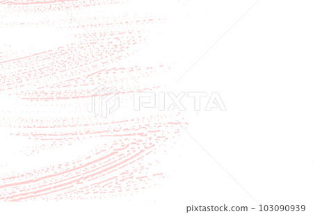 Grunge texture. Distress pink rough trace. Fair background. Noise dirty grunge texture. Likable artistic surface. Vector illustration. 103090939
