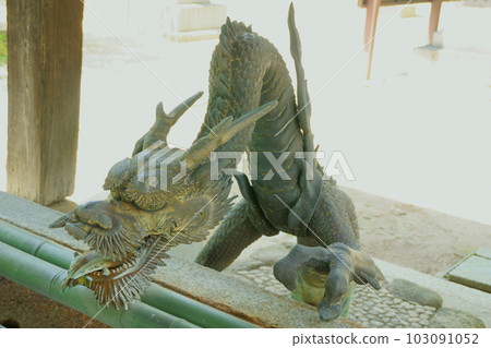 Dragon of the Chozuya at Nagoya Castle, Nagano Shrine 103091052